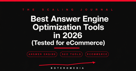 Best Answer Engine Optimization Tools in 2026 (Tested for eCommerce)