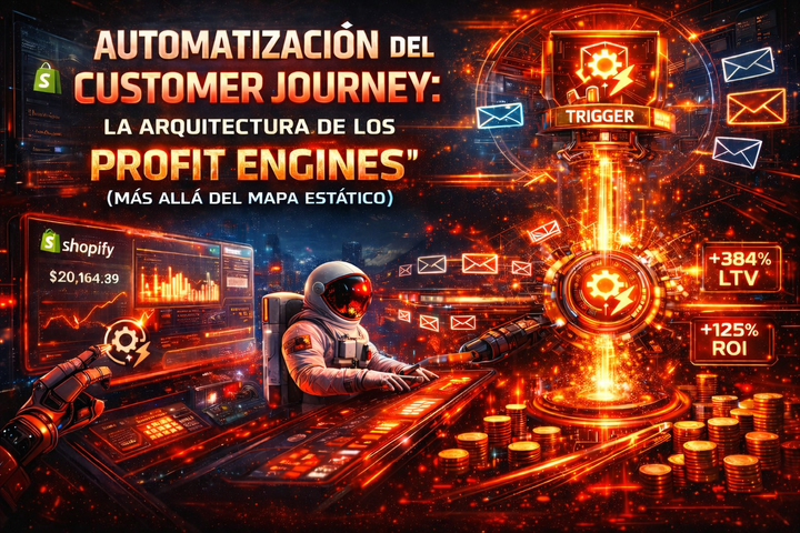Automatización del Customer Journey: La Arquitectura de los 'Profit Engines' (Más allá del Mapa Estático)
