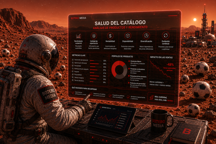 Salud del catálogo: análisis de productos y rendimiento