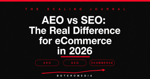 AEO vs SEO: The Real Difference for eCommerce in 2026