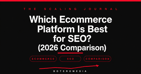 Which Ecommerce Platform Is Best for SEO? (2026 Comparison)