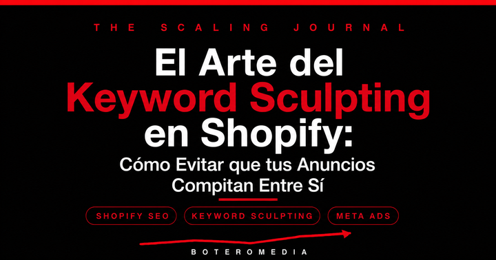 El Arte del Keyword Sculpting en Shopify: Cómo Evitar que tus Anuncios Compitan Entre Sí