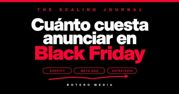 Cuánto cuesta anunciar en Black Friday