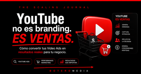 YouTube no es branding. Es ventas