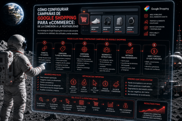 Cómo Configurar Campañas de Google Shopping para eCommerce: De la Conexión a la Rentabilidad