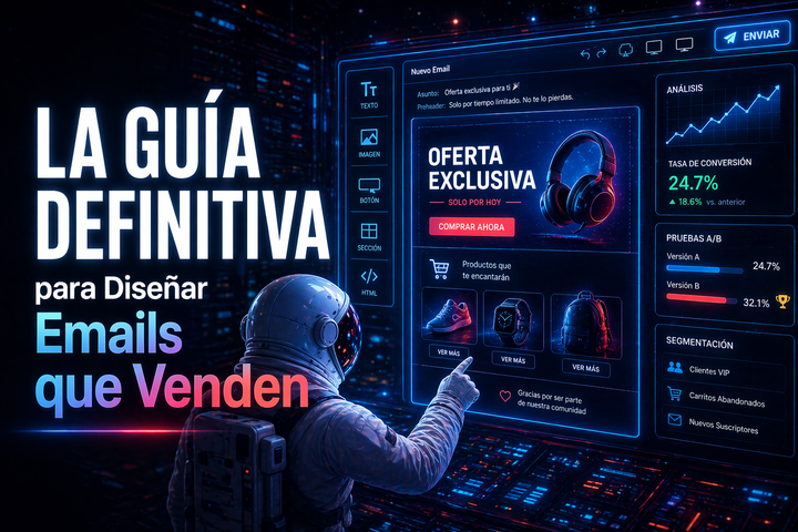 La Guía Definitiva para Diseñar Emails que Venden: Estructura, Diseño y 10 Hacks de Conversión