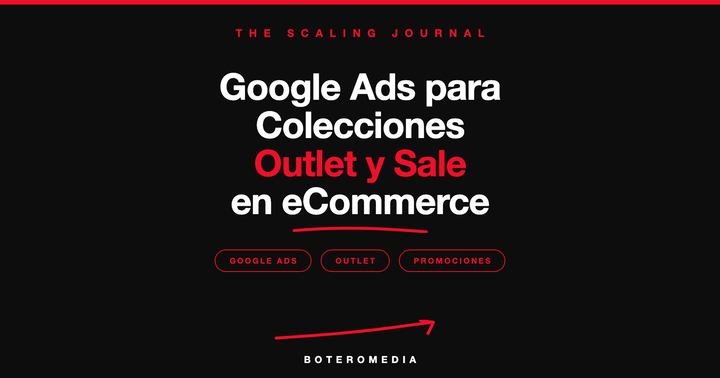 Cómo configurar campañas de Google Ads para colecciones Outlet y Sale en eCommerce