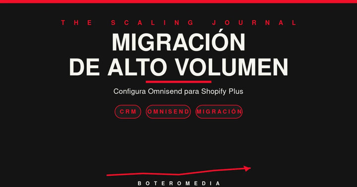 La Arquitectura de una Migración de Alto Volumen: Configuración de Omnisend para Shopify Plus