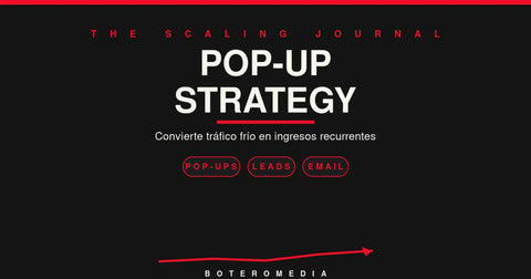Pop Up Strategy: cómo convertir tráfico frío en ingresos recurrentes con email