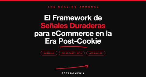 Portada de The Scaling Journal sobre el framework de señales duraderas y first-party data en la era post-cookie