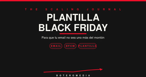 Para el BLACK FRIDAY te dejamos la plantilla ganadora para que tu EMAIL no sea uno más del montón